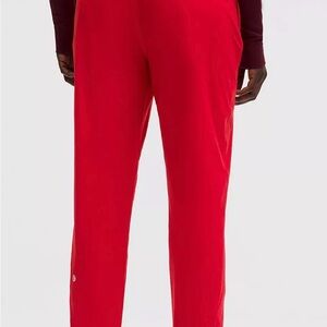 Lululemon Red Zippered Pants